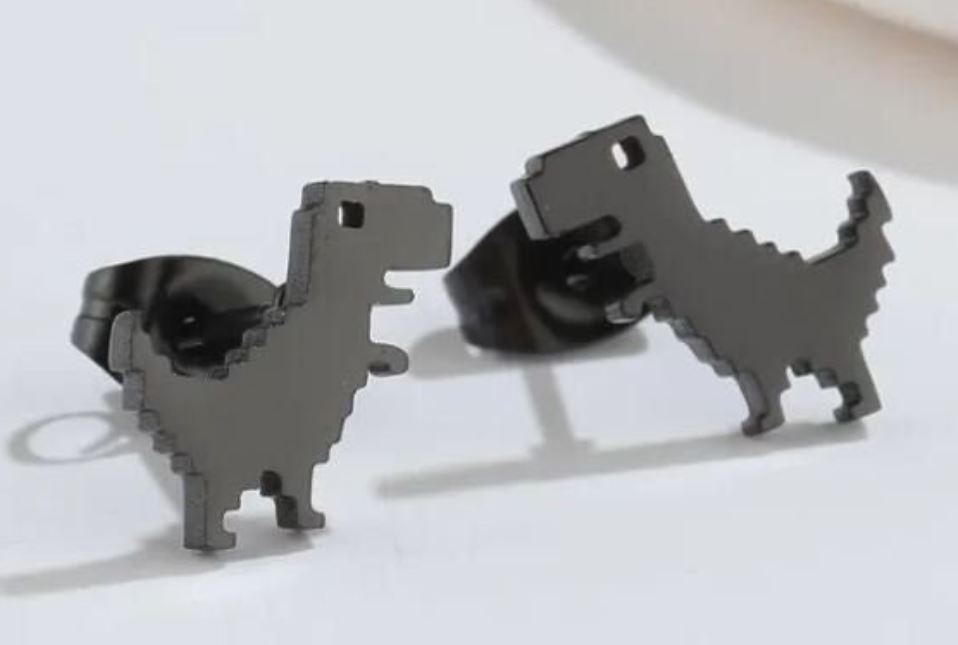 Boy mom gift - Cute dinosaur earring studs