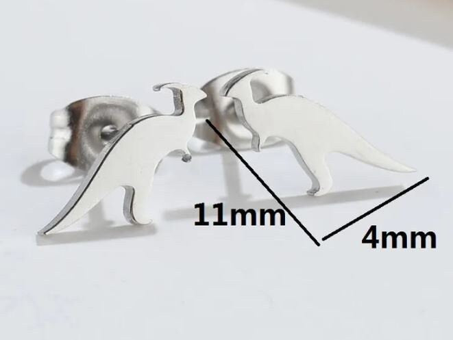 Boy mom gift - Cute dinosaur earring studs