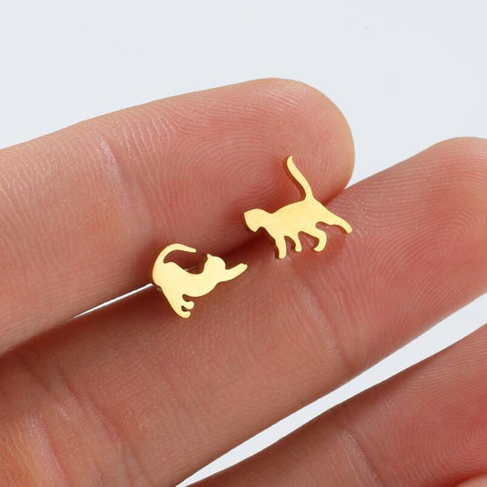 Cat inspired earrings