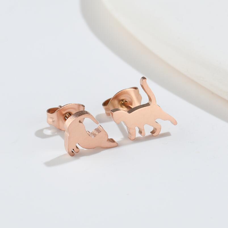 Cat inspired earrings